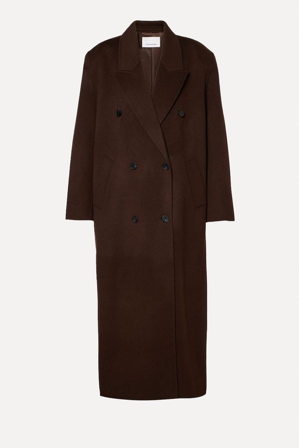 x from Gaia Double-Breasted Wool-Blend Coat, £495 | The Frankie Shop