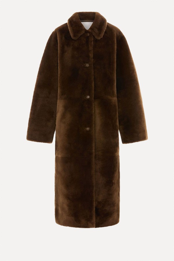 Rafella Shearling Fur Coat from Aligne