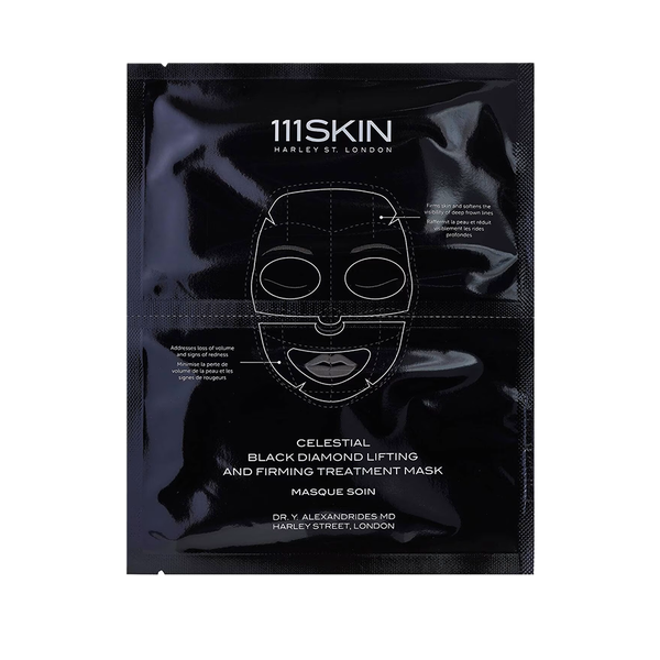 Pack Of 5 Celestial Black Diamond Lifting & Firming Face Mask from 111Skin