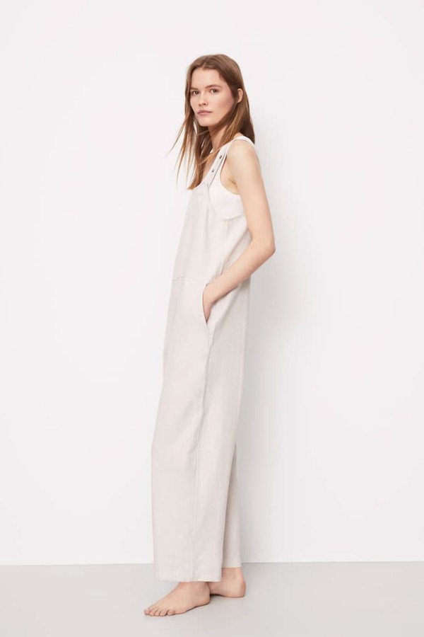 Linen & Cotton Jumpsuit from Oysho