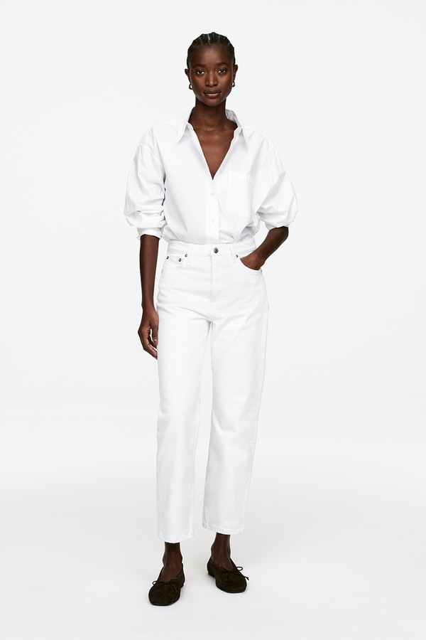 Jade Cropped Slim Jeans from ARKET
