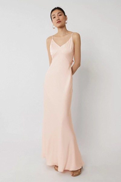 Satin Cami Bridesmaid Dress from Warehouse