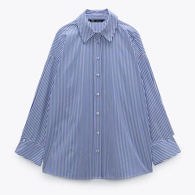 Striped Poplin Shirt from Zara