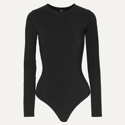 Leroy Stretch-Jersey Thong Bodysuit from Alix NYC