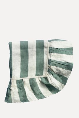 Seagrass Wide Stripe Tablecloth from Bode Living