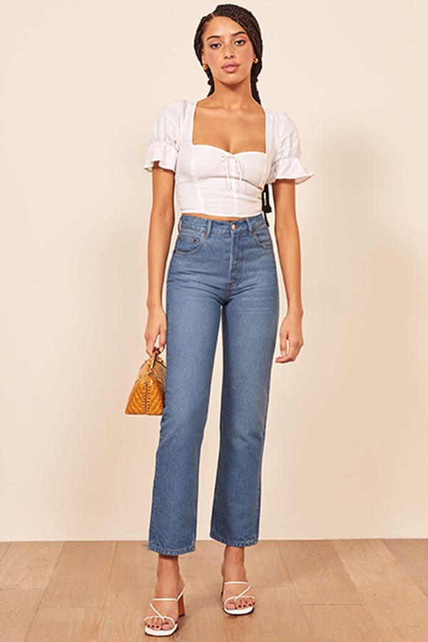 Cynthia High Relaxed Jean from Reformation