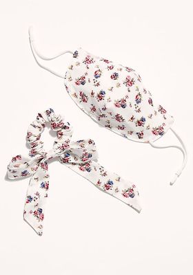 Mask & Bow Floral Pack
