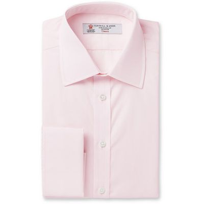 Pink Double-Cuff Cotton Shirt from Turnbull & Asser