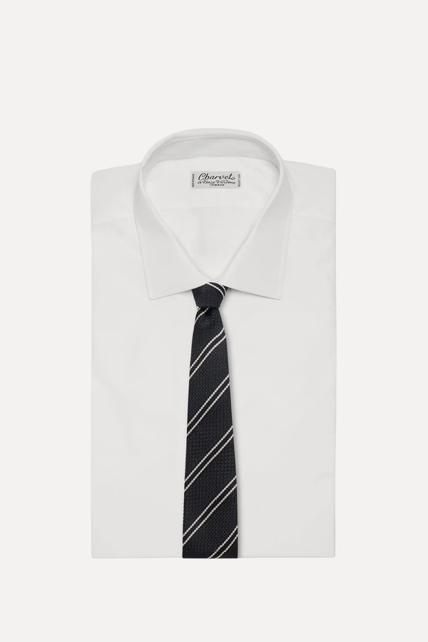 + Him 8cm Printed Silk Tie from Drake's