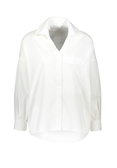 Open Collar Boxy Shirt