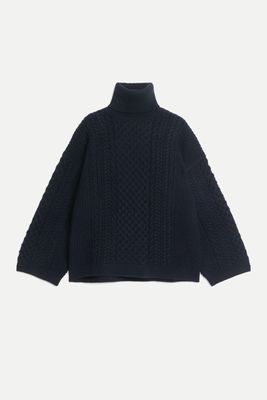 Cable-Knit Wool Jumper  from ARKET 