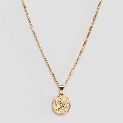 Gold Coin Pendant Necklace from Liars & Lovers