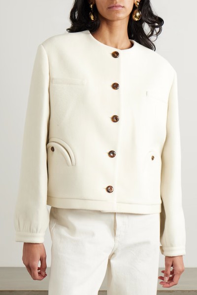 Gliss Wool-Blend Felt Jacket from BLAZÉ MILANO