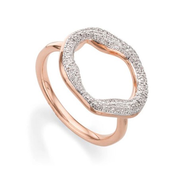 Riva Diamond Circle Ring