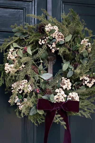 Winter Garden Wreath from Laura Hammett Living