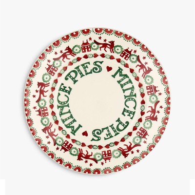 Christmas Joy 8.5" Mince Pie Plate from Emma Bridgewater