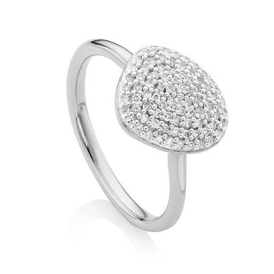 Nura Pebble Stacking Diamond Ring