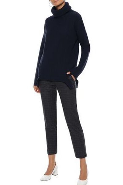 Cherry Ribbed Merino Wool Turtleneck Sweater from Iris & Ink