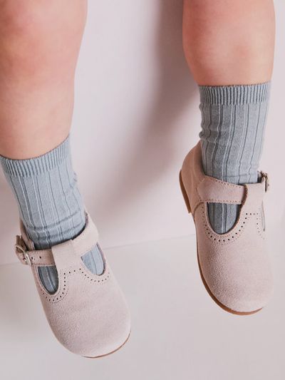 T-Bar Suede Baby Shoes, £58 | Pepa London 