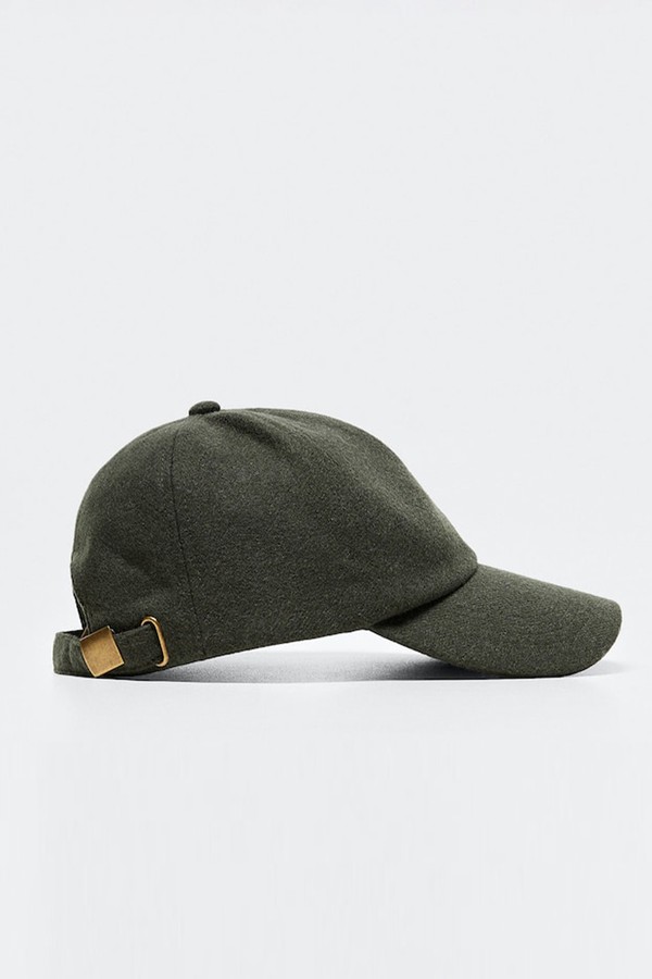 Wool Cap With Visor from Mango