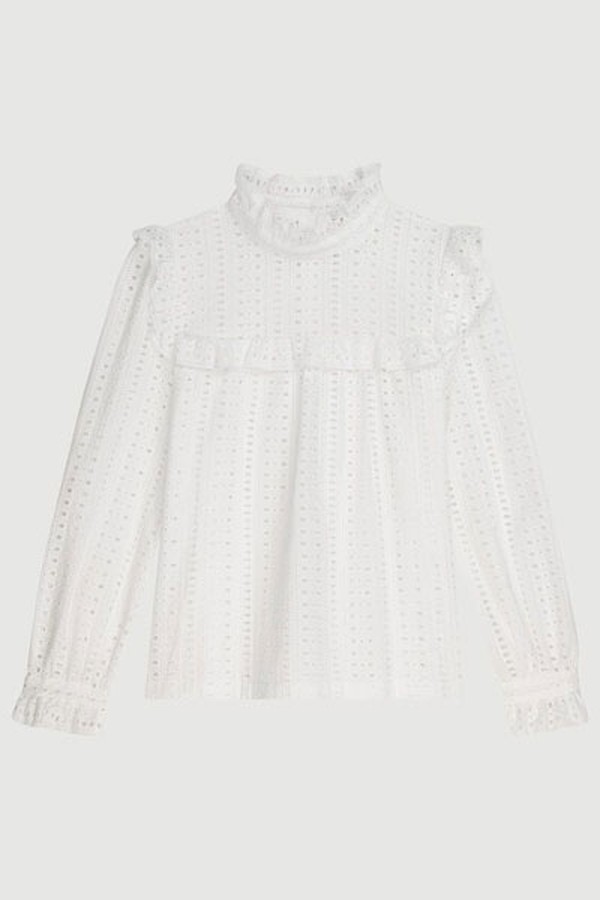 Blouse With English Embroidery from Claudie Pierlot