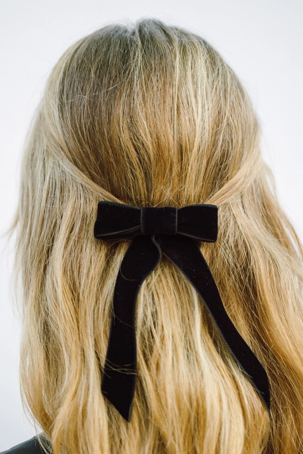 Velvet Bow Barrette from Jennifer Behr 