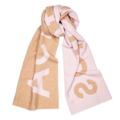 Toronto Logo-Intarsia Wool-Blend Scarf from Acne Studios