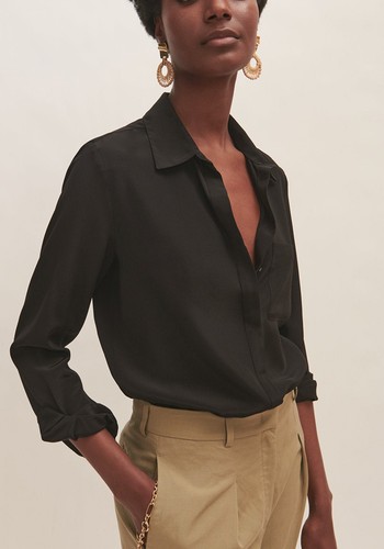 Long Sleeve Silk Shirt from Jigsaw