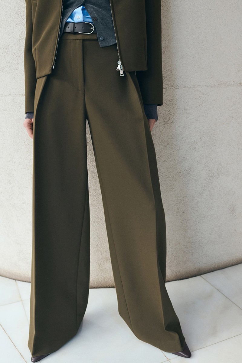 Belt Straight-Fit Trousers from Mango