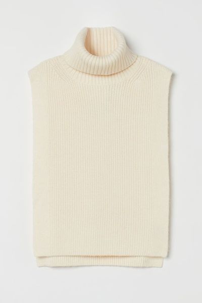 Knitted Polo-Neck Collar from H&M