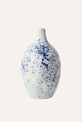 Porcelain Splatter Vase  from Coco & Wolf