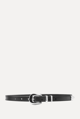 Sofia Slim Western Leather Waist Belt from Black & Brown London