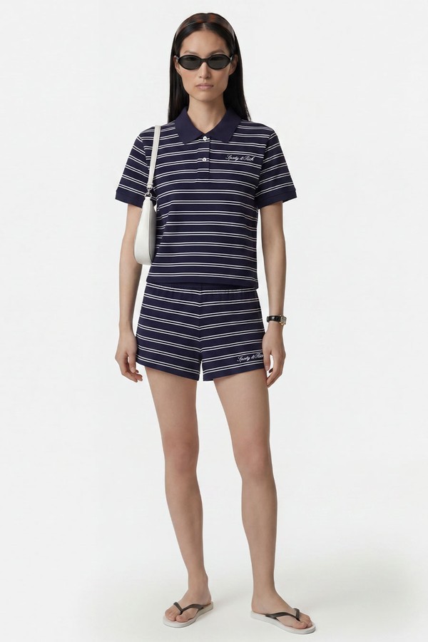 Signature Logo Short Shorts from Sporty & Rich