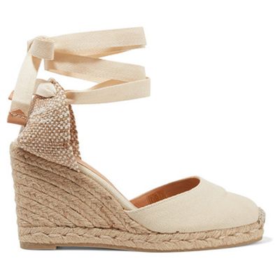 Carina Canvas Wedge Espadrilles from Castaner