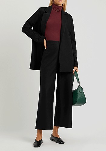 Black Wool Blazer from Eileen Fisher