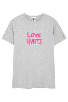 Love Hurts Printed Cotton T-Shirt from Bella Freud