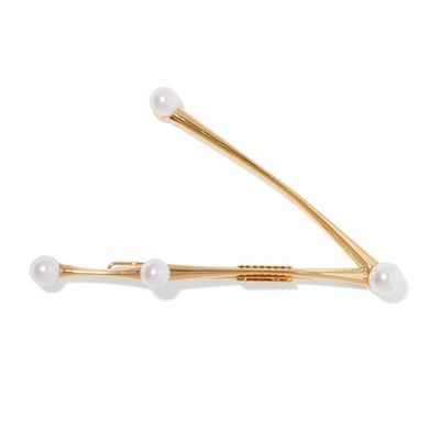 Gold-Plated Zodiac Hairclip from Lelet NY