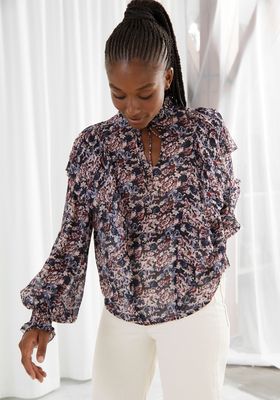 Ruffled Overlay Blouse from & Other Stories