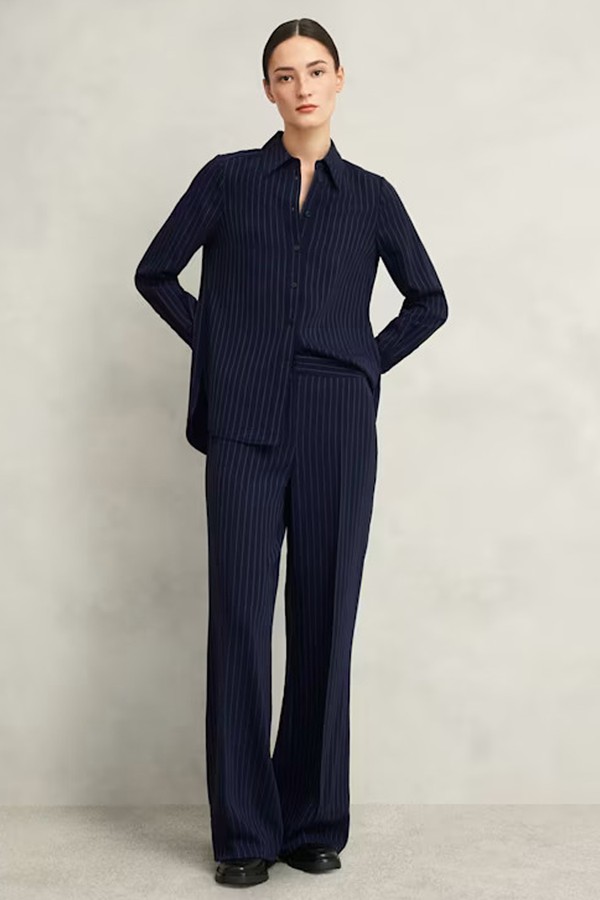 Hadley Pinstripe Trousers