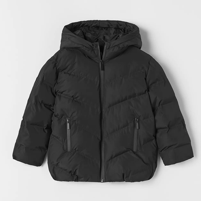 Puffer Coat With Thermo-Sealed Detail from Zara