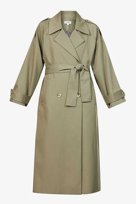 Dorothee Single-Breasted Woven Trench from Musier Paris