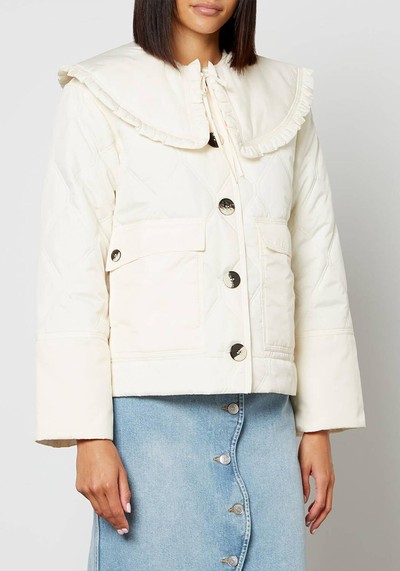 Quilted Recycled Shell Jacket from Ganni