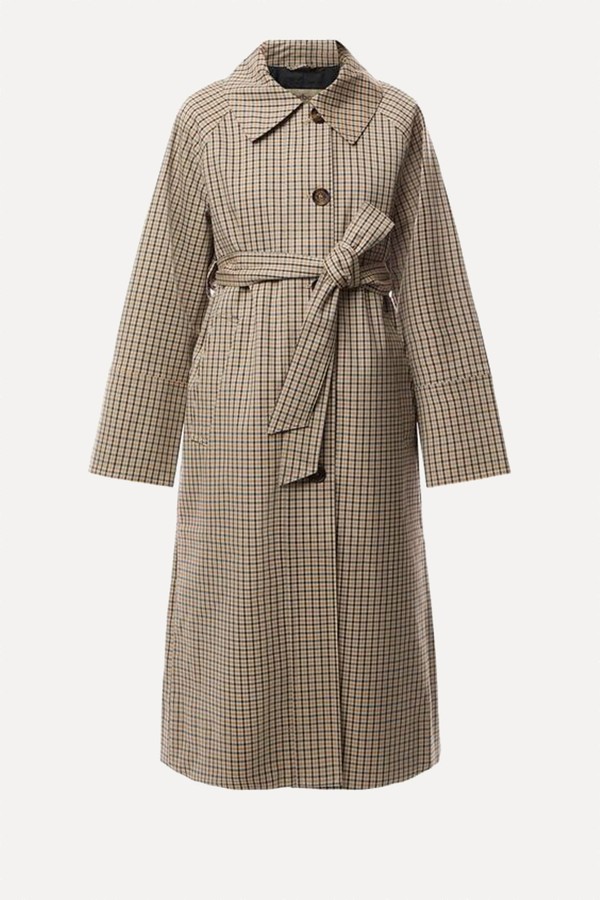 Barbour Beatrix Check Showerproof Trench Coat from Barbour