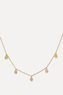 Victoria Coin Drop Choker Necklace from Edge Of Ember