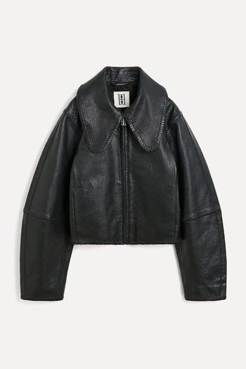 Rowani Leather Jacket from By Malene Birger