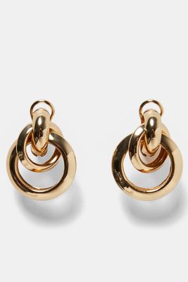 Gold Toned Multi Hoop Earrings from Zara