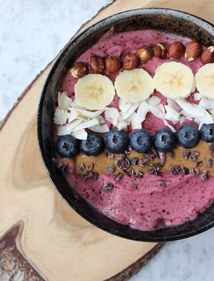 Berry and Banana Smoothie Bowl