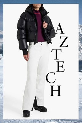 Minnie Nuke Cropped Quilted Shell Hooded Down Ski Jacket, £496 (was £855)  |  Aztech Mountain 