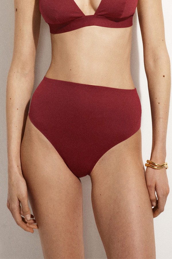 Bonded-Scuba High-Waisted Bikini Briefs from COS