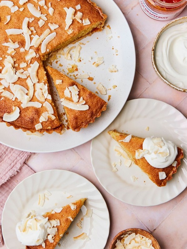 Sicilian Grapefruit & Coconut Frangipane Tart 